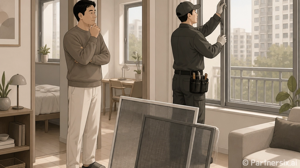 방충망 교체 비용 …