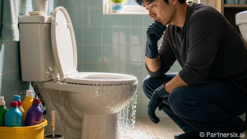 변기 막힘 해결 업…