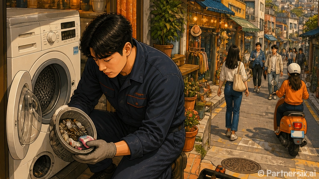 세탁기 수리 부르기…