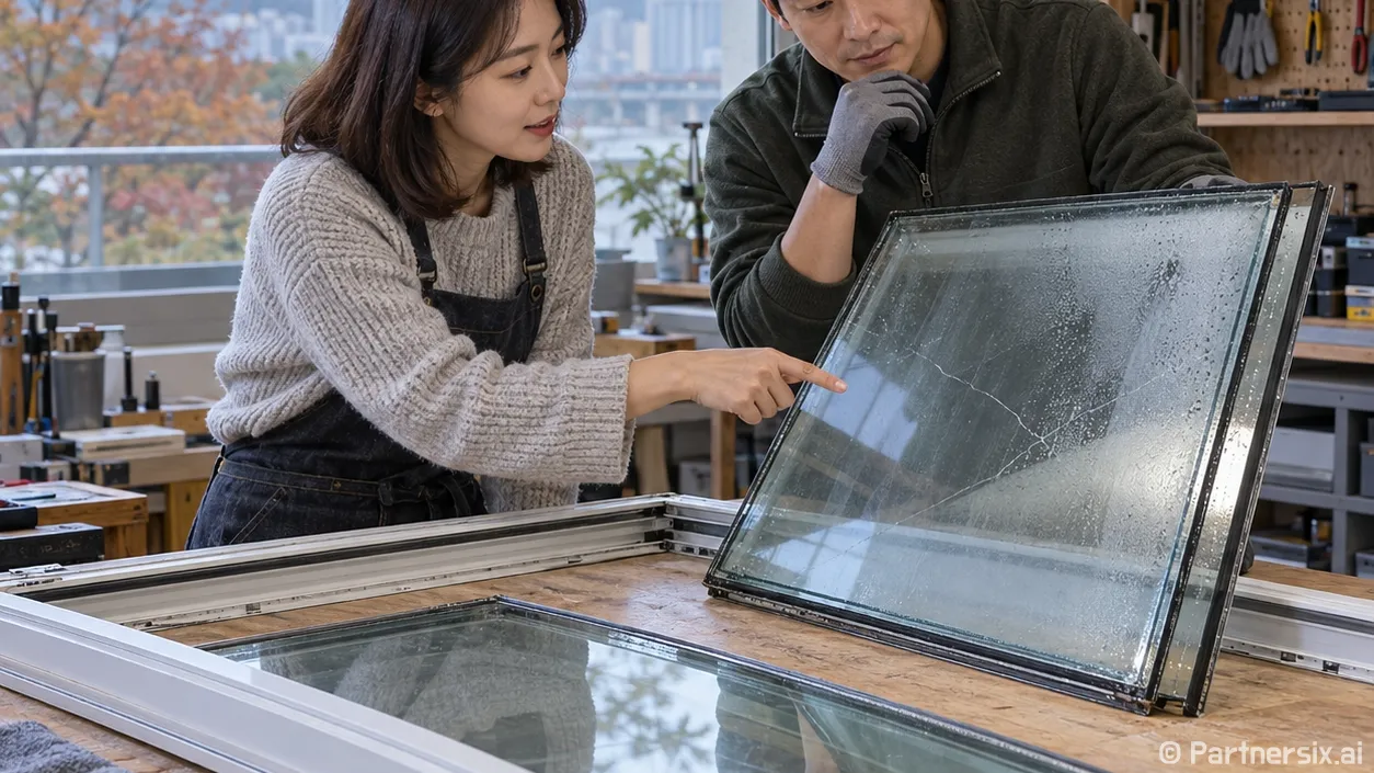 샤시 유리 교체, …
