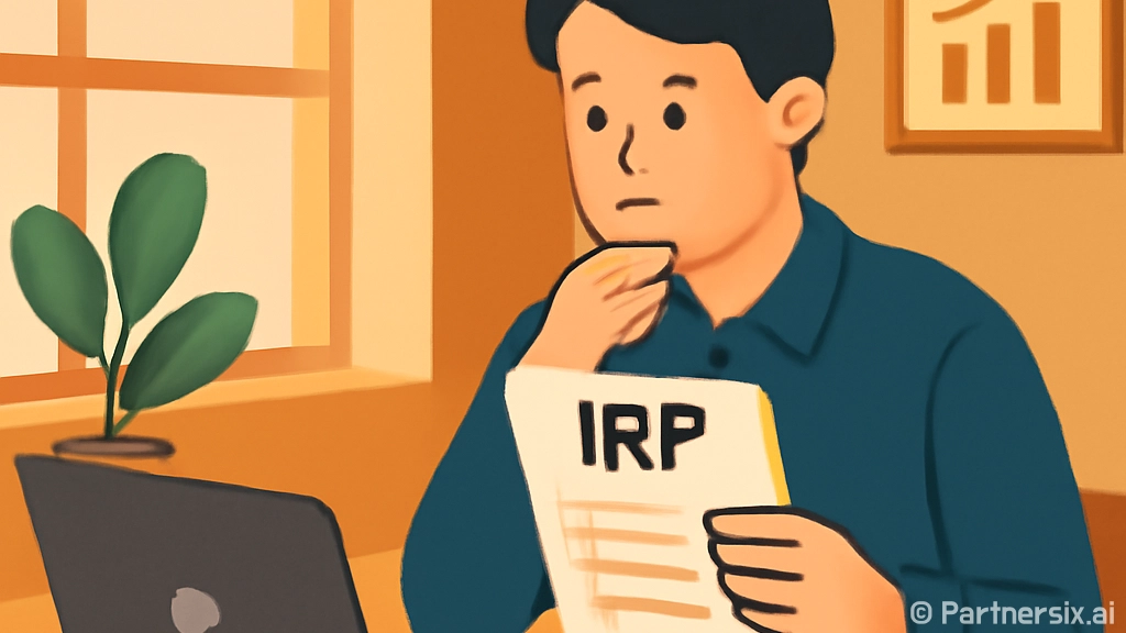 IRP 시작하려면 이렇게 넣고 굴리면 됩니다