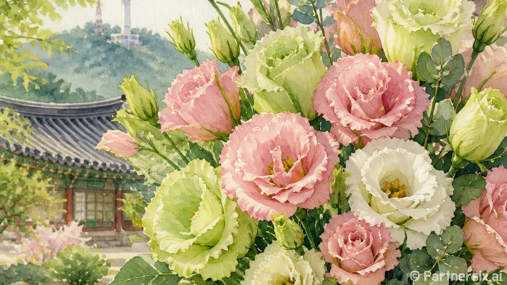 리시안셔스 꽃말 고르는 방법, 색깔별 의미까지 쉽게 이해하기