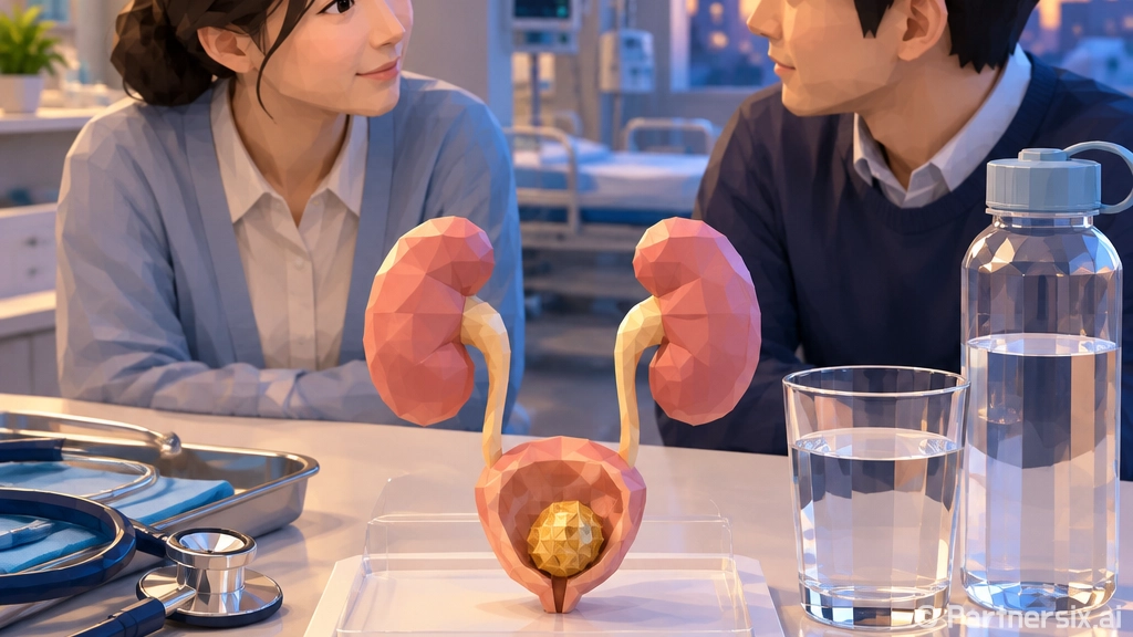 요로결석 예방하고 대처하는 방법, 물만 잘 마셔도 달라집니다