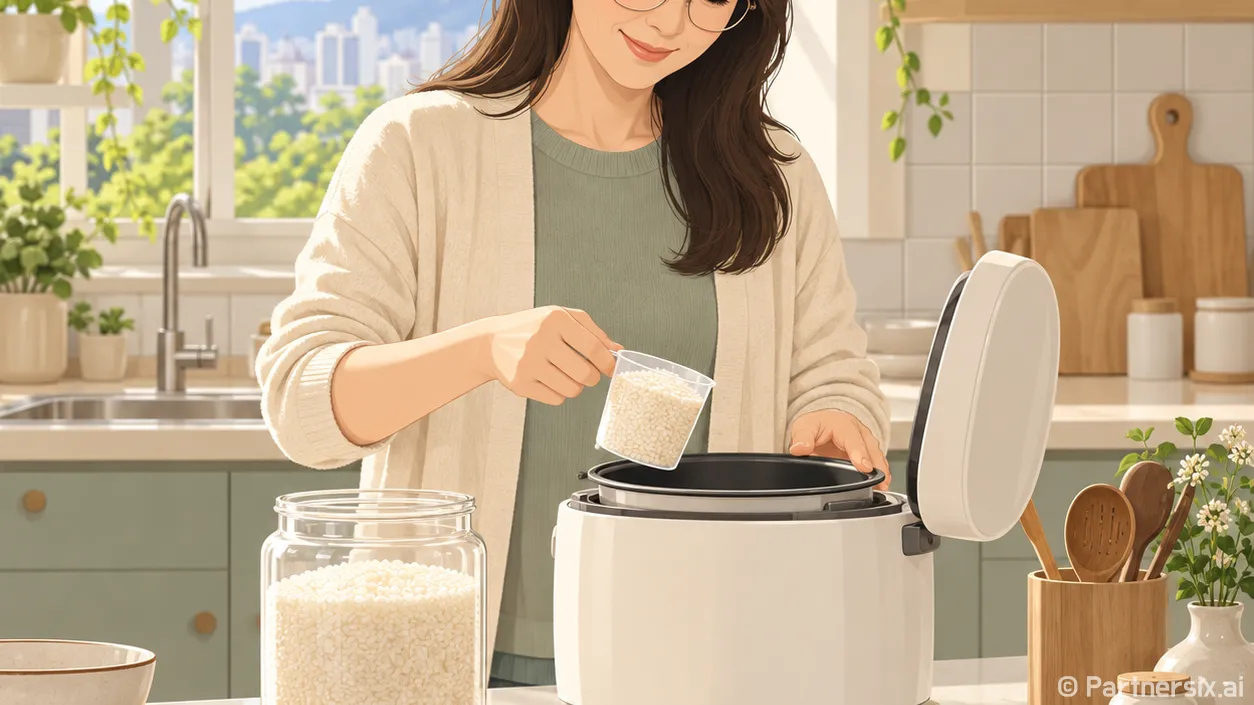 전기밥솥으로 밥맛 좋게 짓는 방법