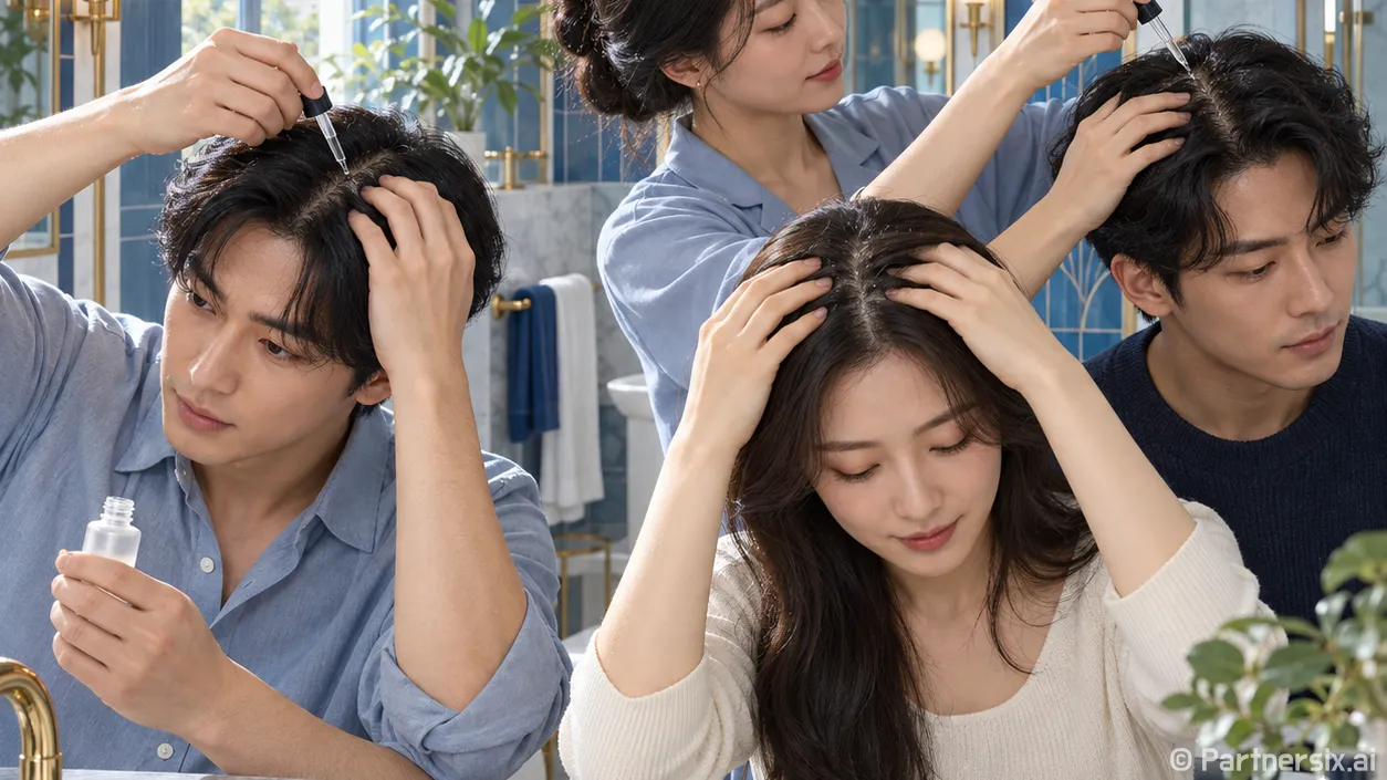 미녹시딜5% 제대로 바르려면 이렇게 하세요