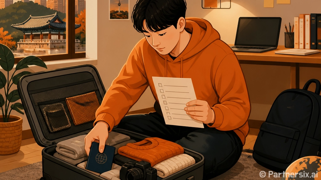 유학 준비물 챙기는…