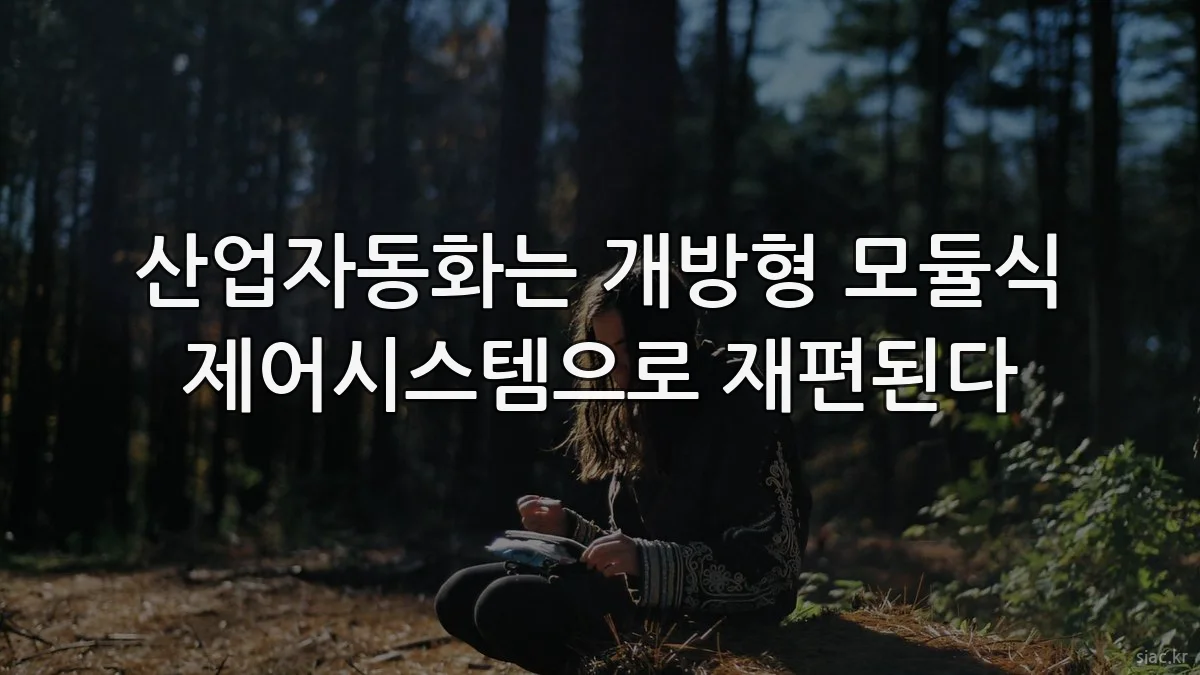 산업자동화는 개방형 모듈식 제어시스템으로 재편된다