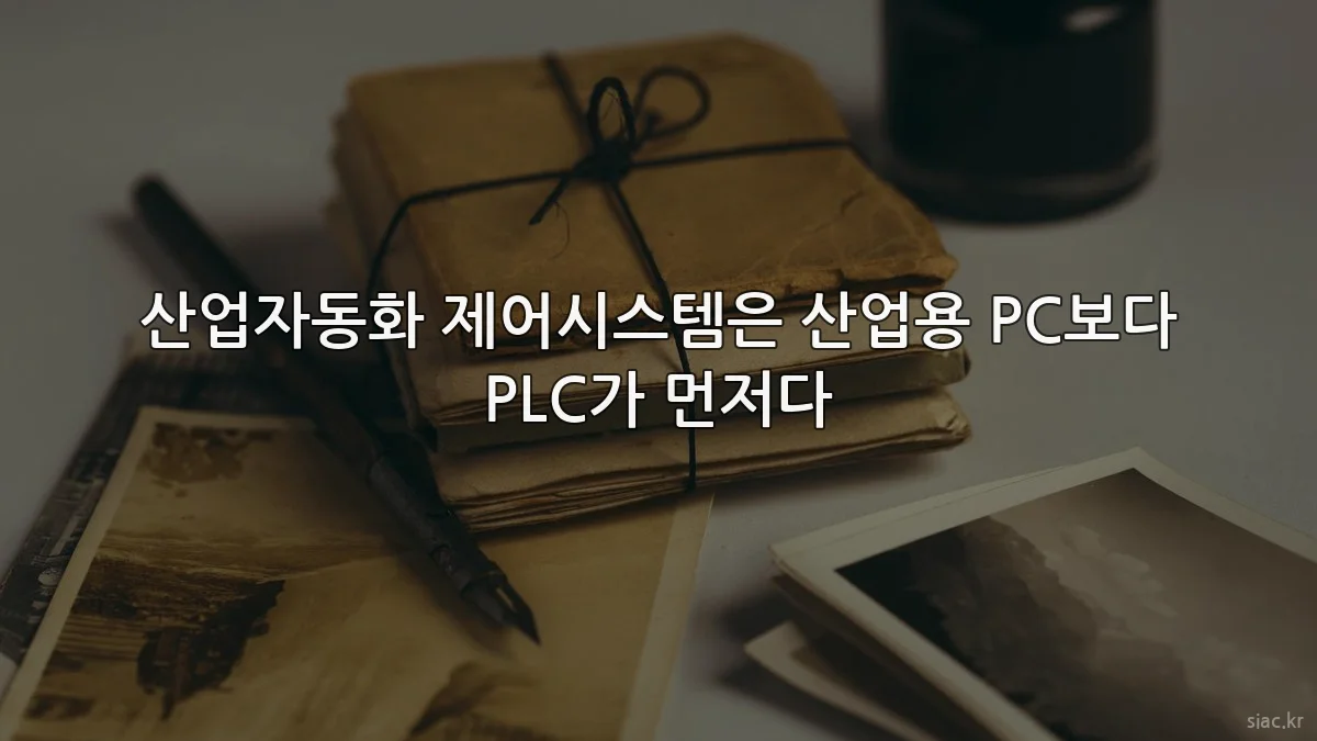 산업자동화 제어시스템은 산업용 PC보다 PLC가 먼저다