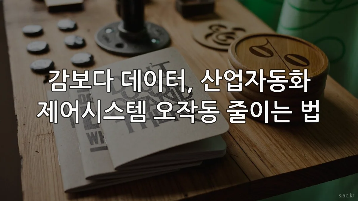 감보다 데이터, 산업자동화 제어시스템 오작동 줄이는 법