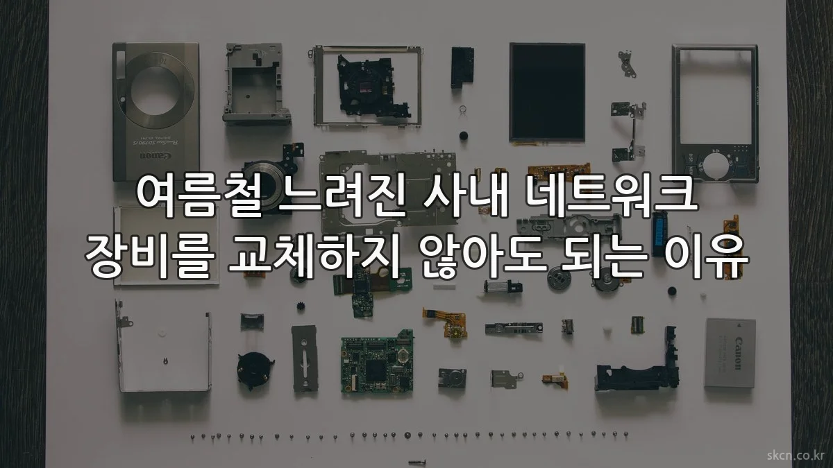 여름철 느려진 사내 네트워크 장비를 교체하지 않아도 되는 이유