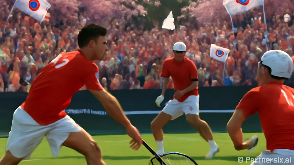 데이비스컵을 즐기는…