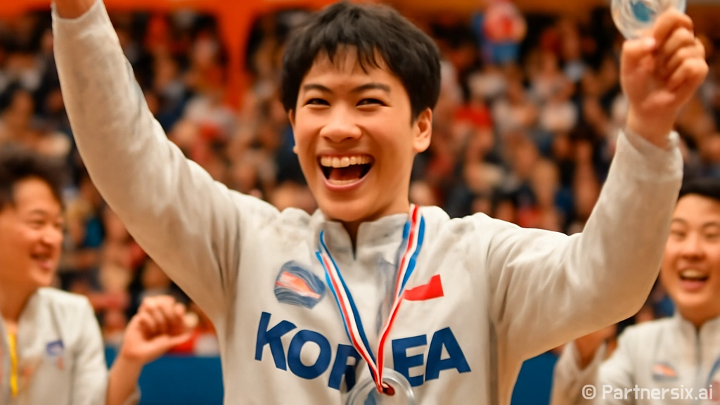 황대헌 은메달 수상…