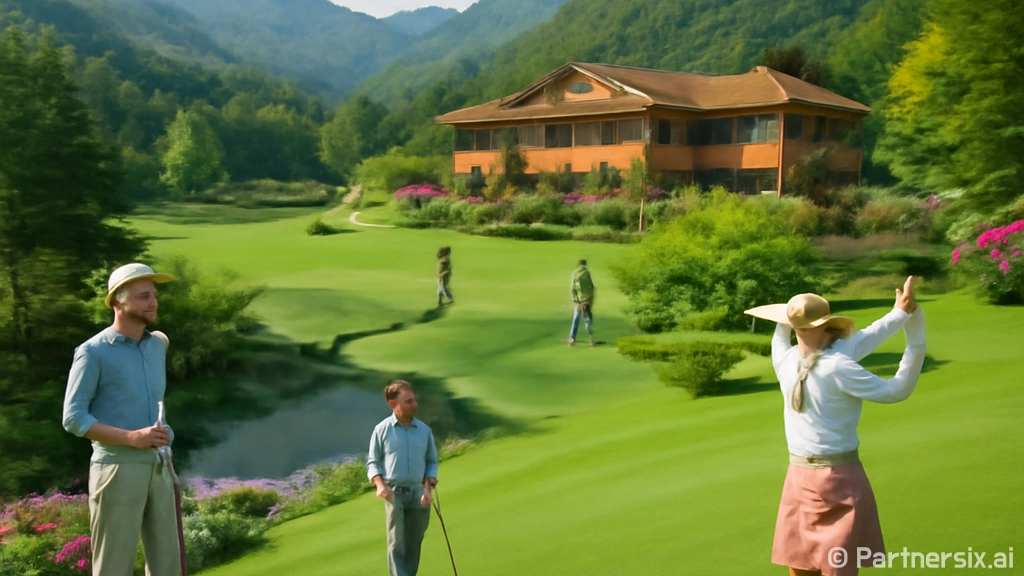 군자리CC에서 골프…