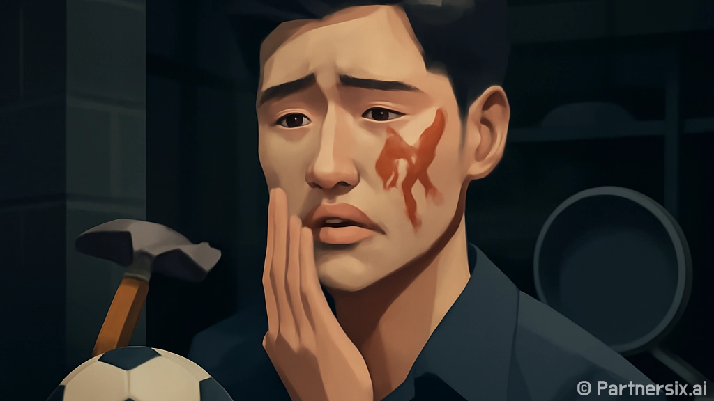 이성규 얼굴 직격 …