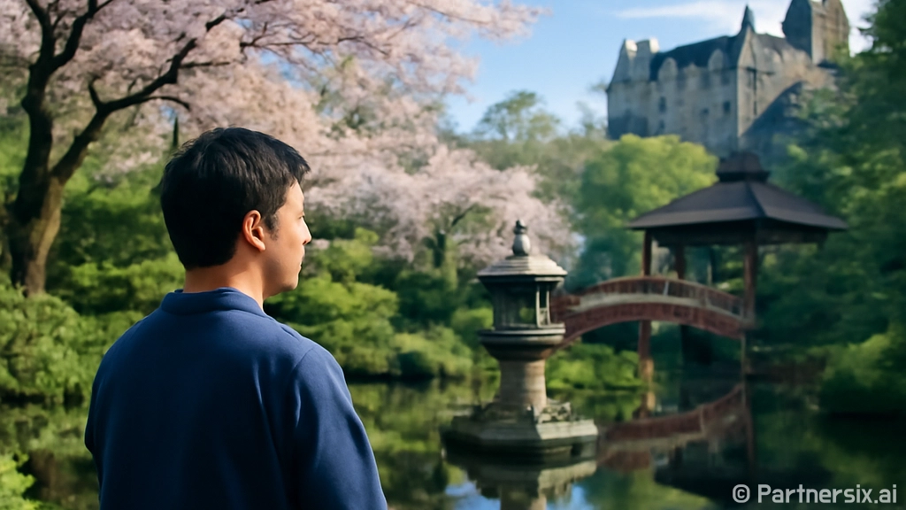 스코틀랜드에서 일본…