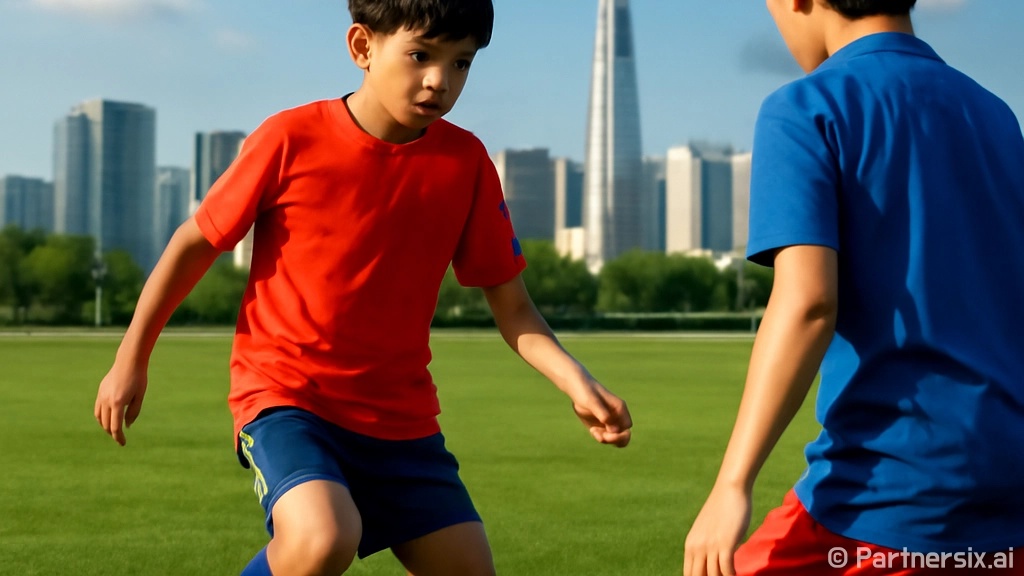 축구 경기에서 더 …