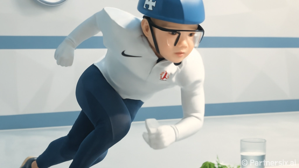 황대헌 선수의 훈련…