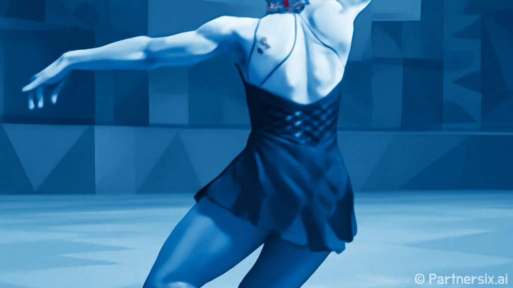 김연아의 갈라진 등…