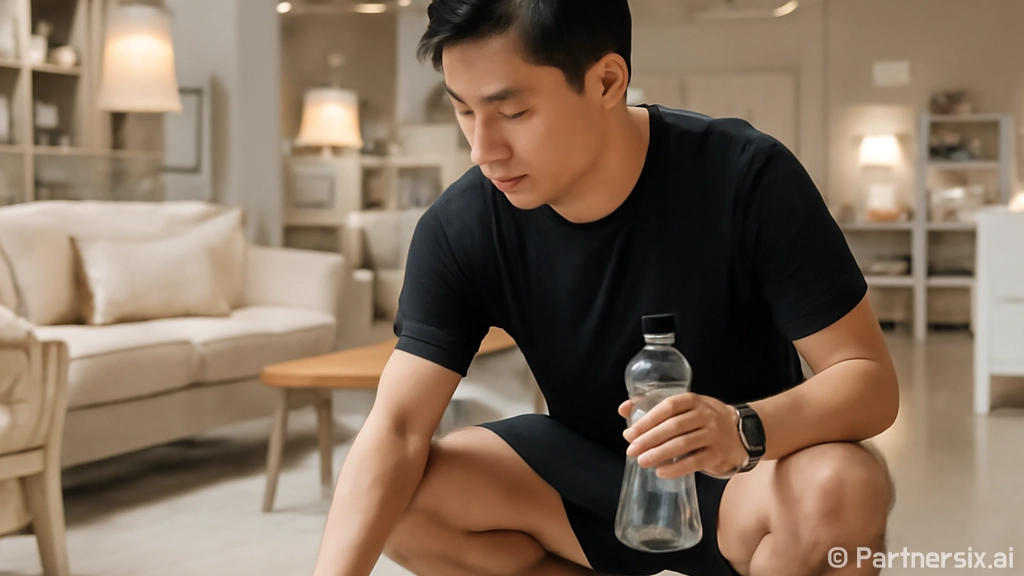 이케아에서 러닝을 …