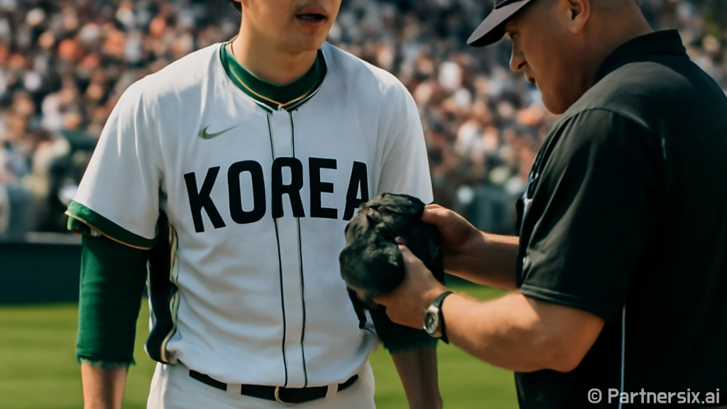 고우석 부정투구 퇴장, 공 하나 던지기 전 벌어진 4분의 진짜 이야기