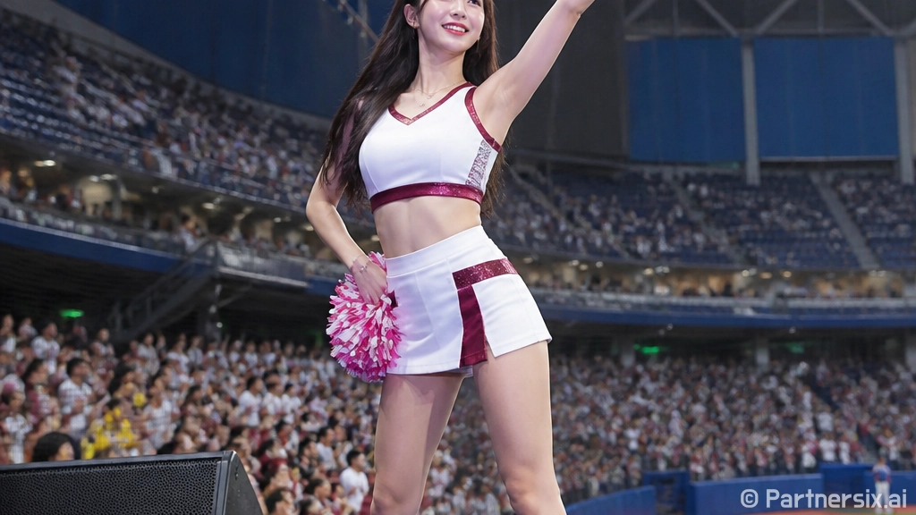 고척에서 김하나 치어리더를 보다 보니 응원도 기록처럼 보였다