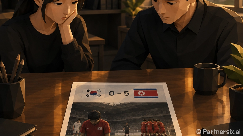 한국축구, 북한에 0-5 패배한 밤을 기록지로 다시 읽어봤더니