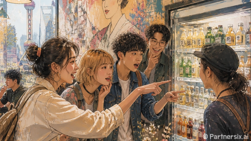 중국 카페에서 병음…