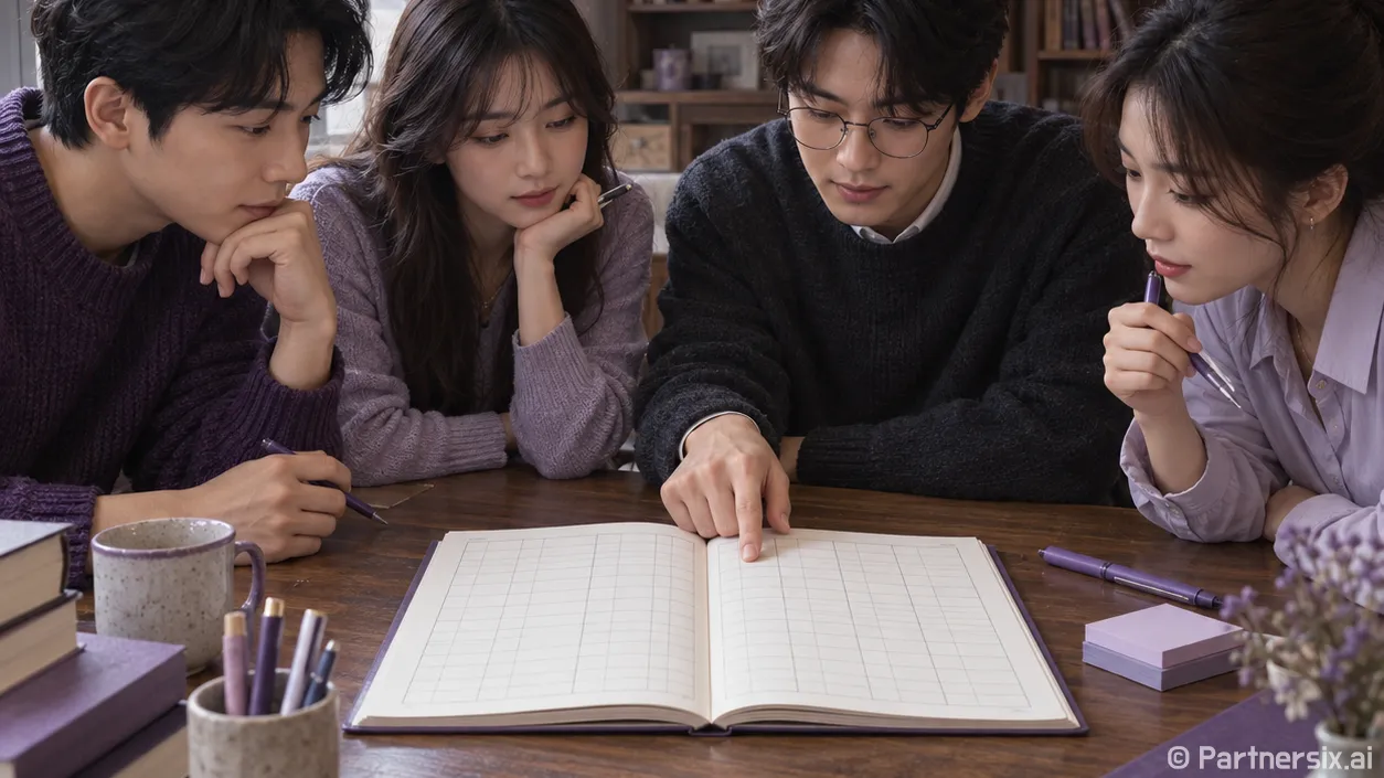 중국어 단어장 양식…