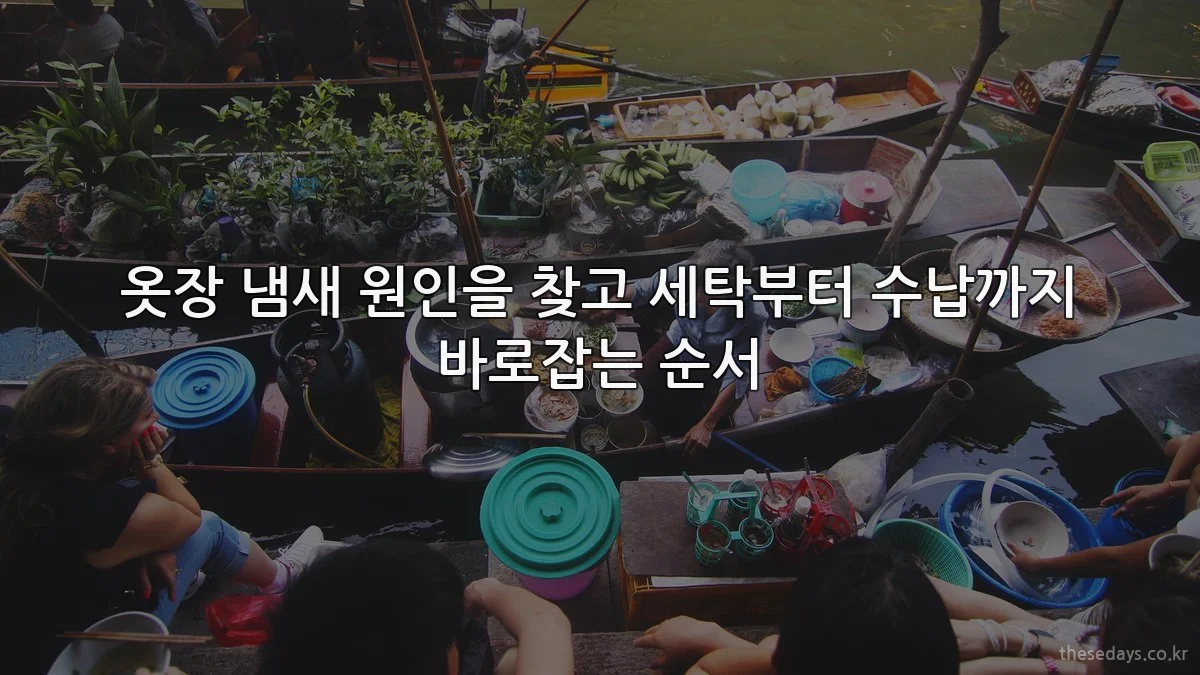 옷장 냄새 원인을 찾고 세탁부터 수납까지 바로잡는 순서