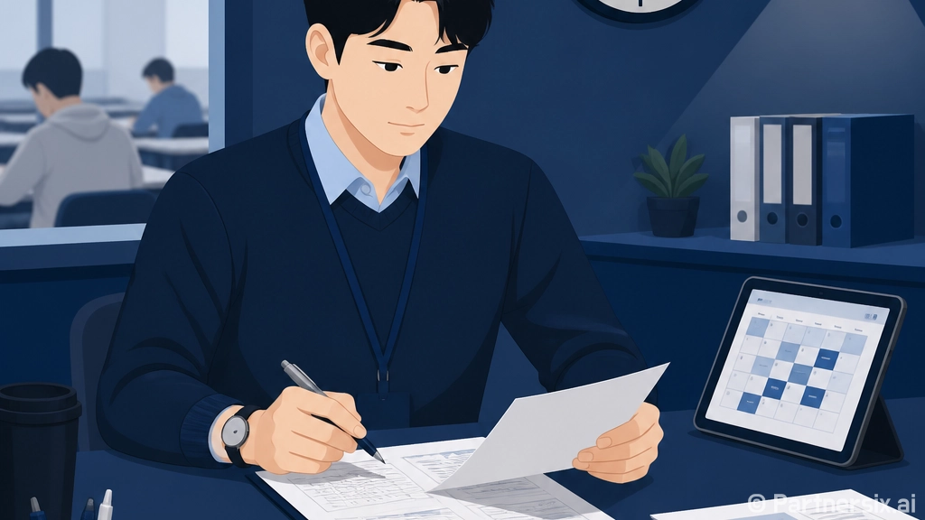 시험감독알바 처음 …