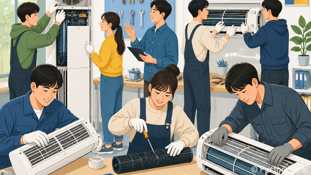 에어컨청소교육 시작…