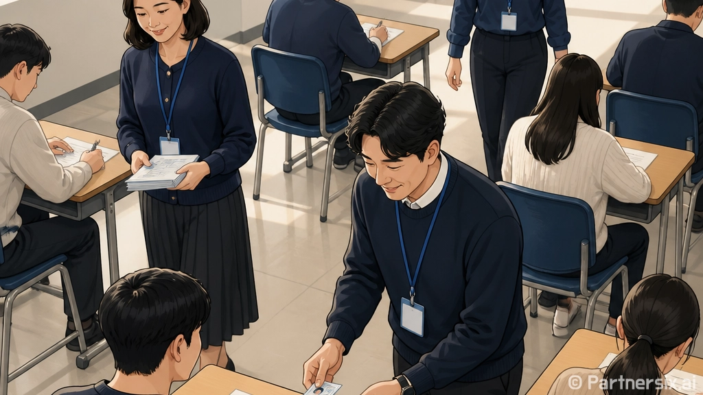 시험감독알바 처음 …