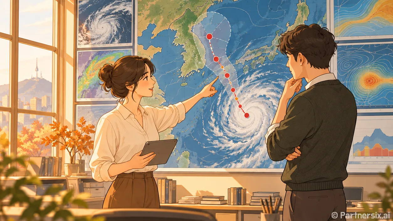태풍 참피 경로와 우리 동네 영향 확인하는 방법