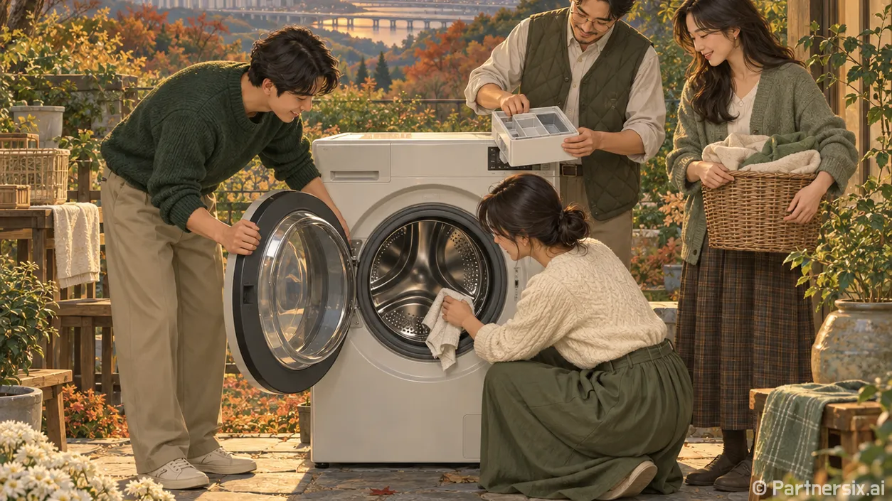 엘지 드럼세탁기 냄새 줄이는 관리 방법