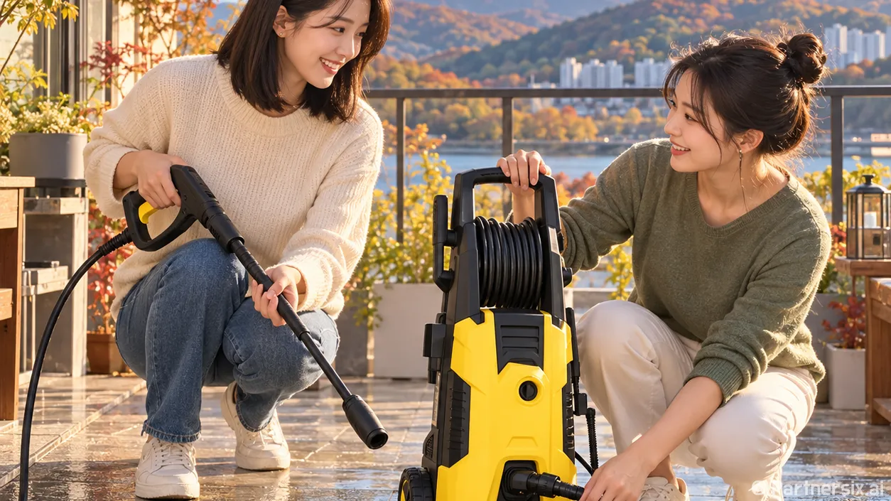 고압세척기 처음 쓸 때 안전하게 청소하는 방법