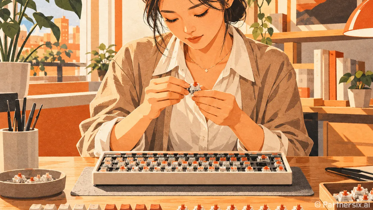 커스텀키보드 처음 만들 때 순서대로 고르는 방법