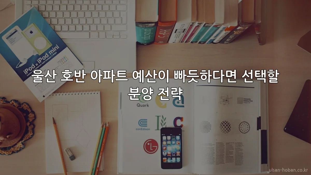울산 호반 아파트 예산이 빠듯하다면 선택할 분양 전략