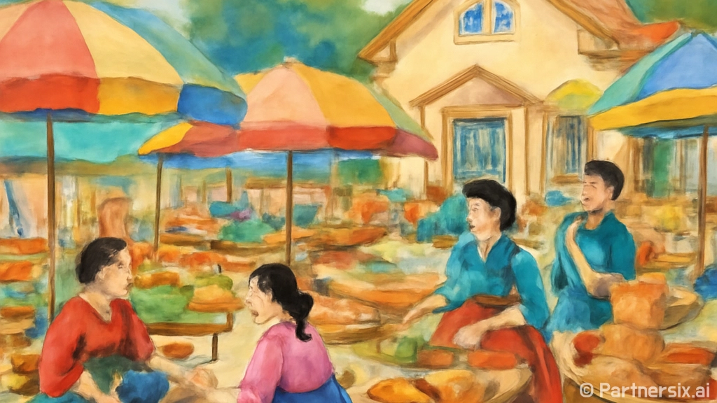 울산 덕하시장 5일장 활기 가득