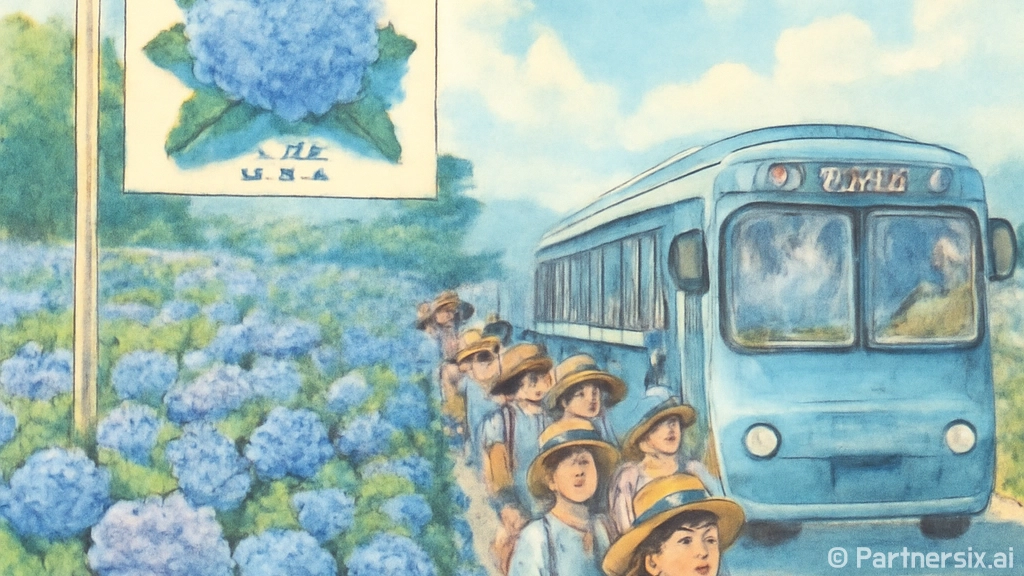 울산 장생포 수국축제, 주말 무료 셔틀버스 운행