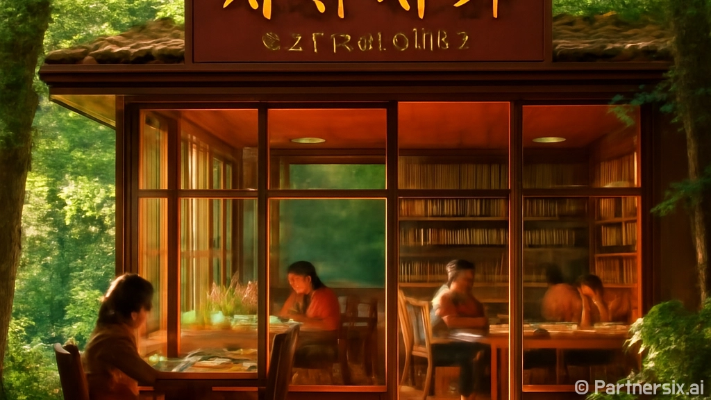 숲속 힐링 북카페 …