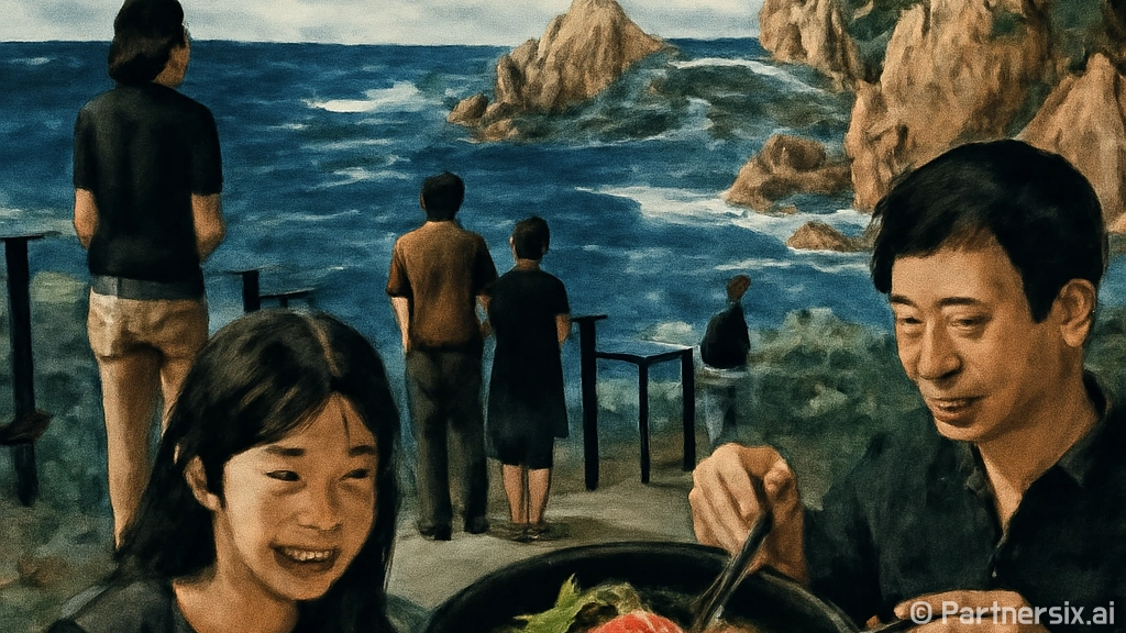 울산 바다와 회덮밥…
