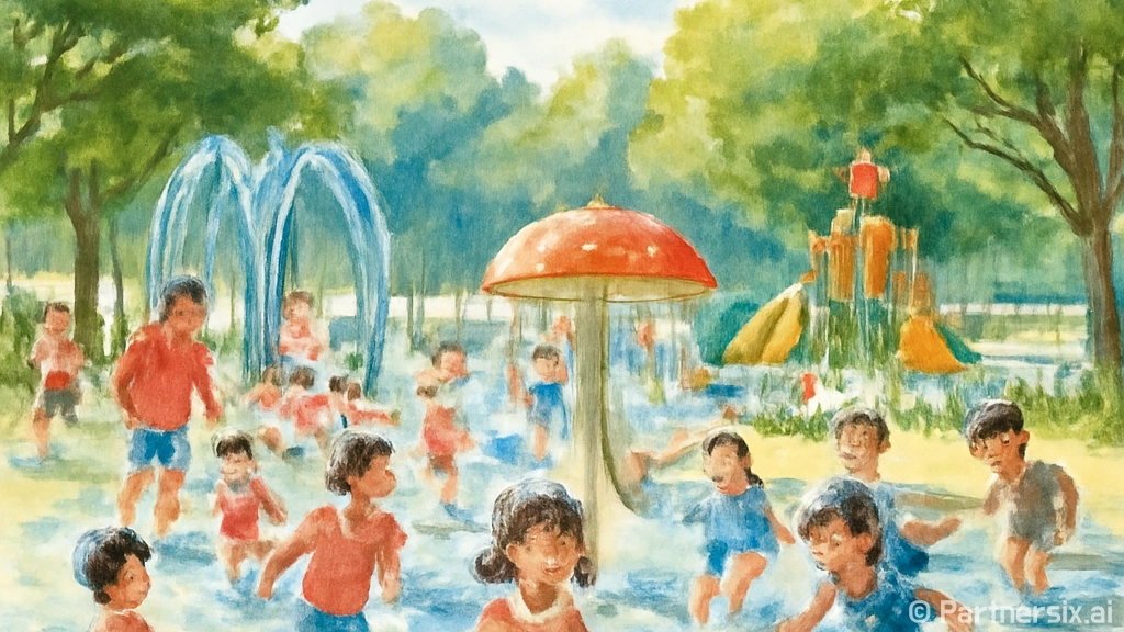 울산 중구 성안물놀이공원 시원한 여름 명소