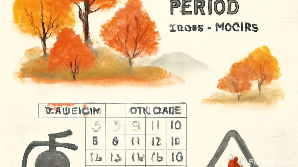 2025~2026년 산불조심 기간 및 신고 안내