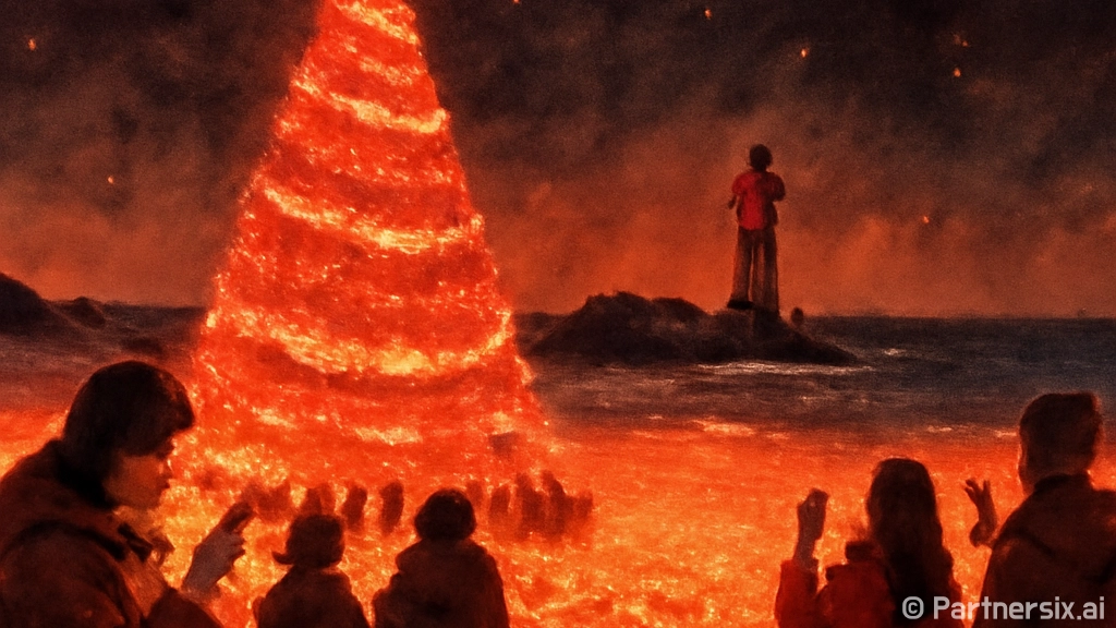 겨울밤 간절곶 빛축제의 환상