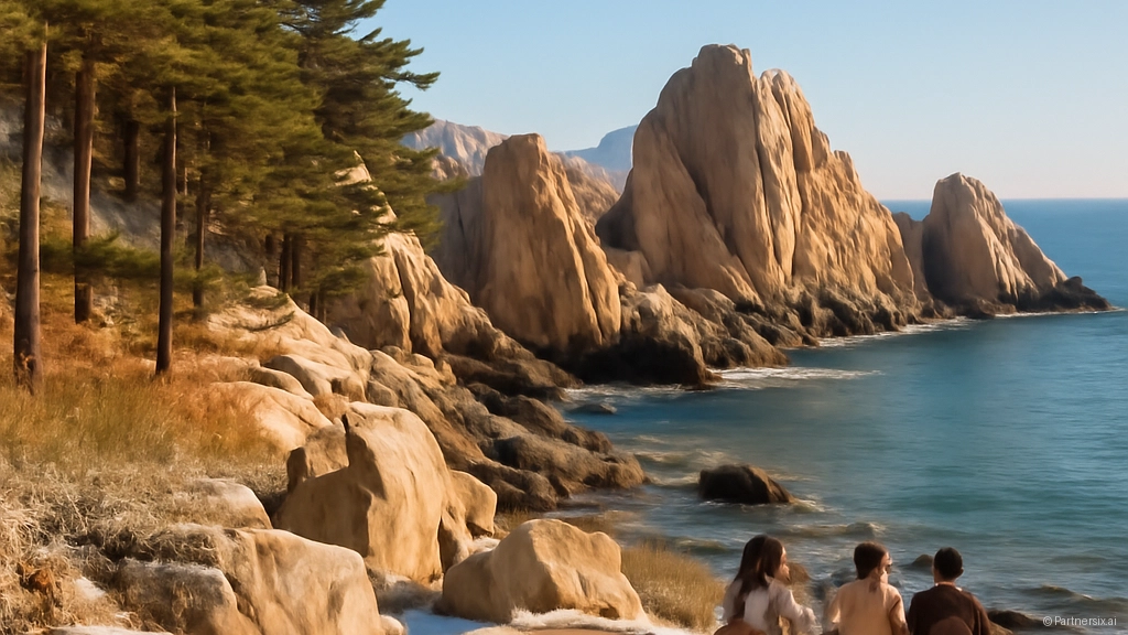 울산 대왕암공원 겨…