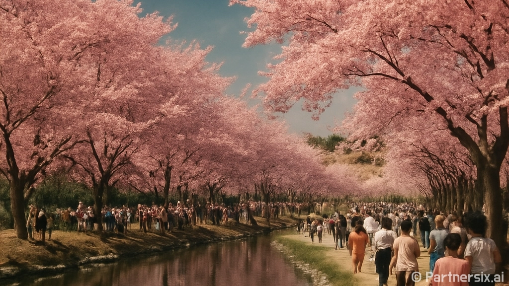 울산대공원 벚꽃 만…