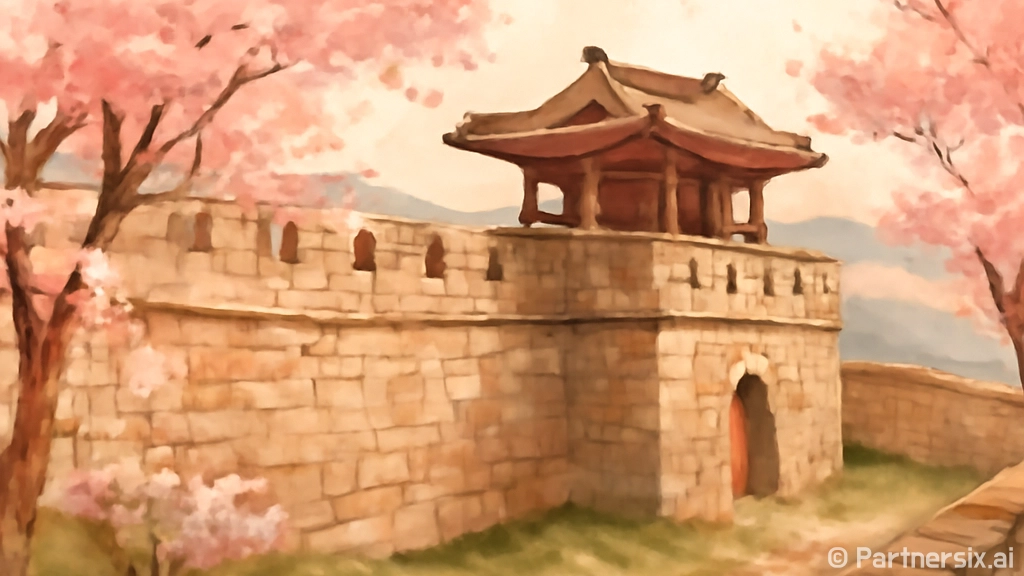 서생포왜성 벚꽃길과…