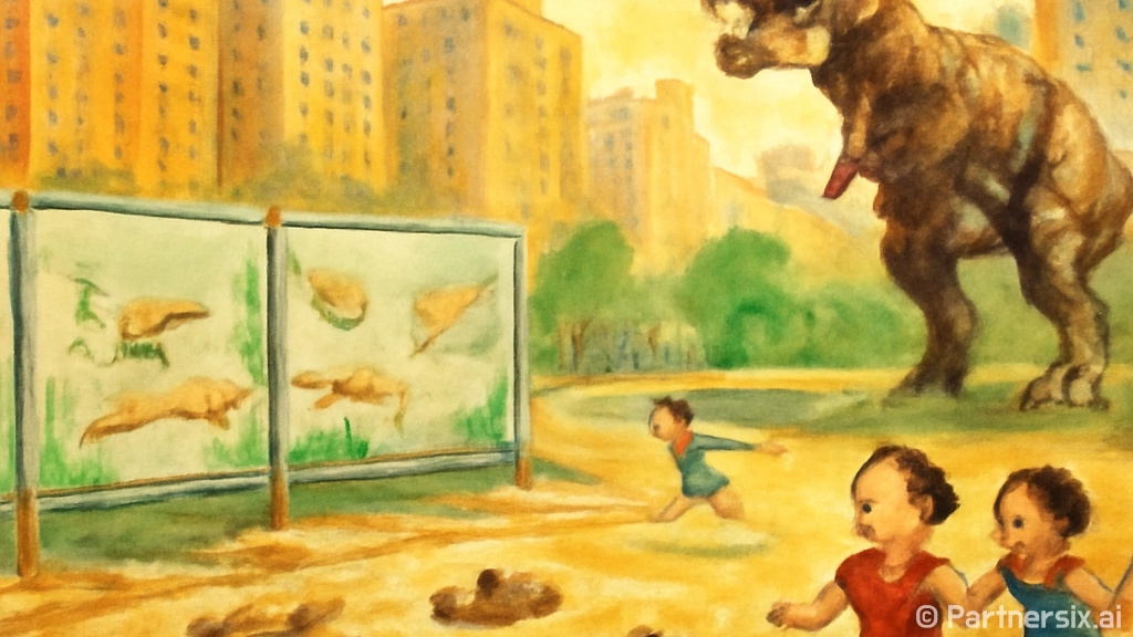도심 속 공룡 발자…