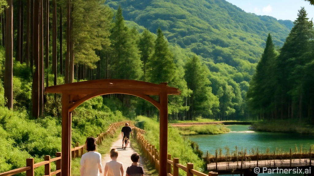 울산 천마산 편백숲…