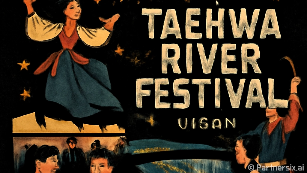 울산 태화강 낙화놀…